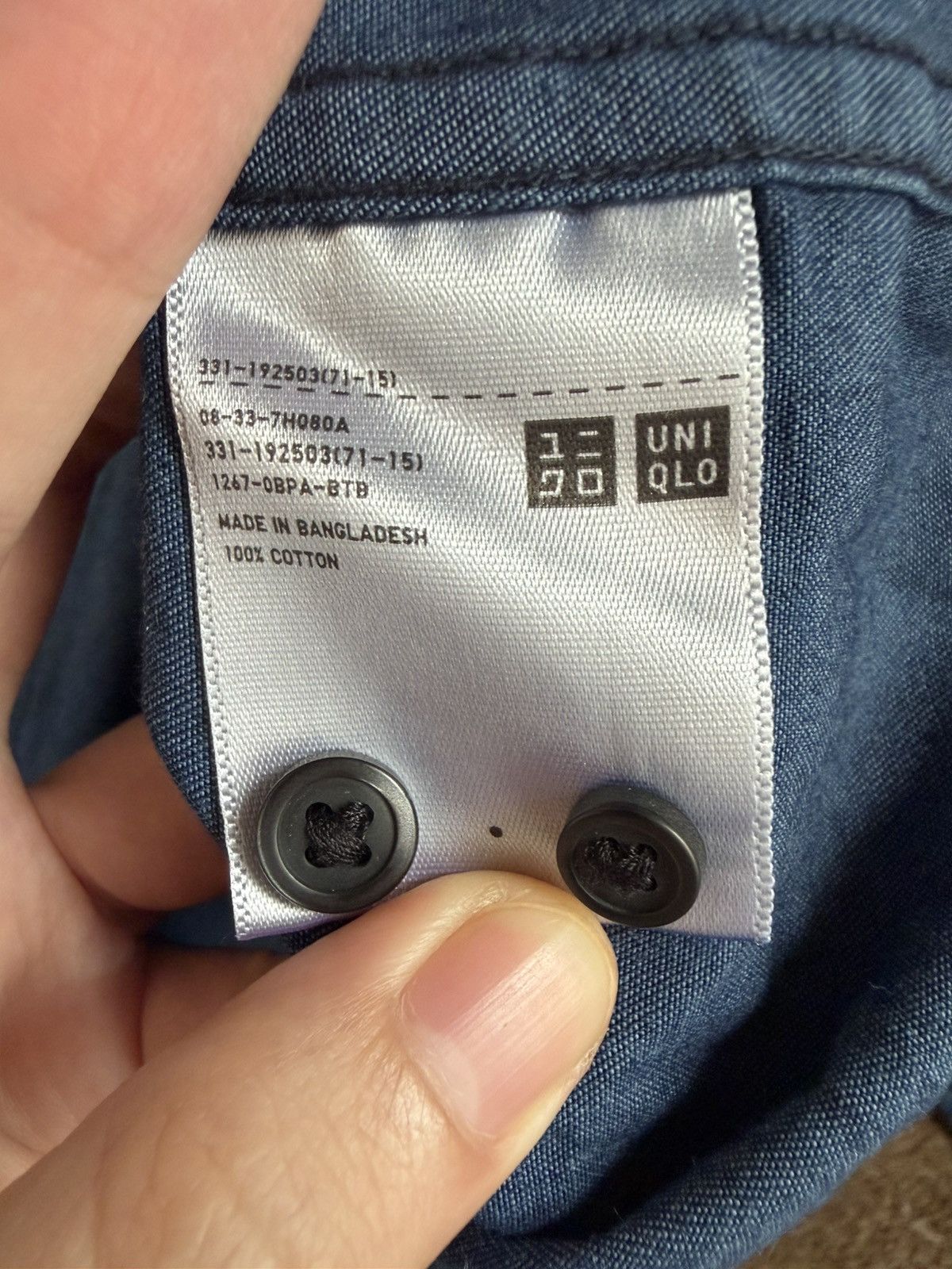 Uniqlo Vintage Uniqlo Button Ups Shirt Size US M / EU 48-50 / 2 - 10 Thumbnail