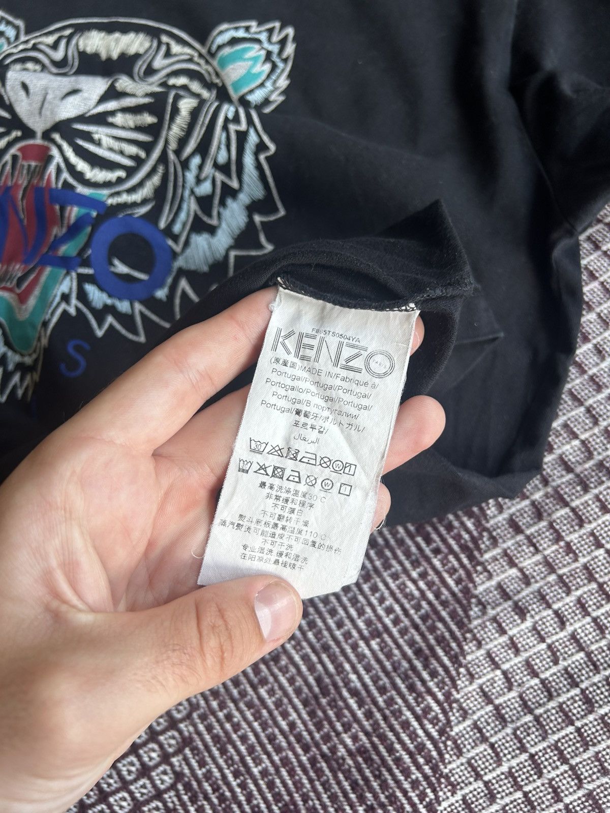 Kenzo Kenzo Paris Big Logo T-shirt Luxury Item Size L Streetwear Size US L / EU 52-54 / 3 - 7 Thumbnail