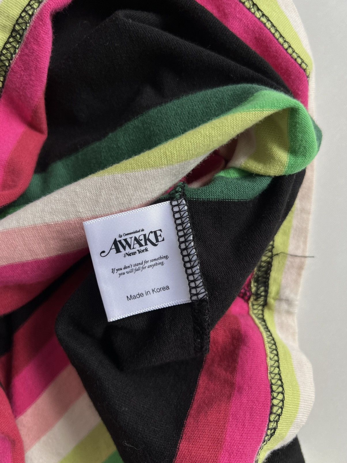 Awake NY FW22 AWAKE N.Y Striped Lama L/S T-Shirt Size US L / EU 52-54 / 3 - 14 Thumbnail