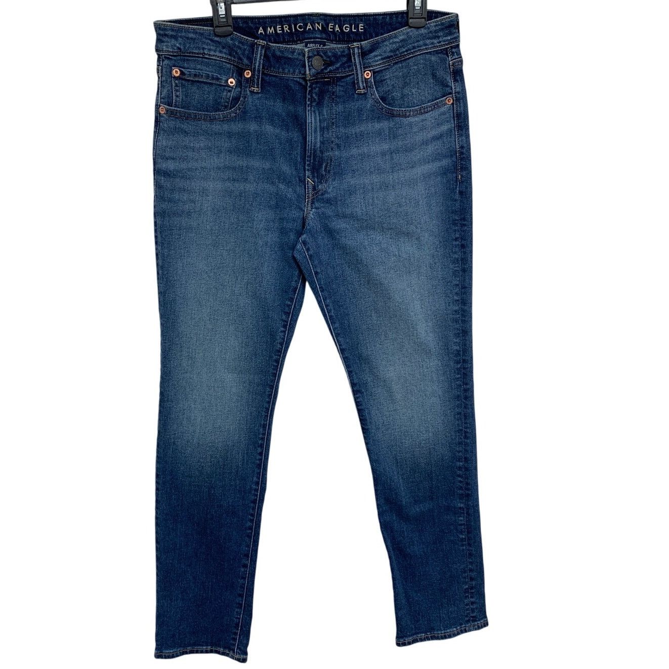 American Eagle Outfitters New American Eagle Mens 34 X 32 Cotton Blend Denim Jeans Size US 34 / EU 50 - 1 Thumbnail