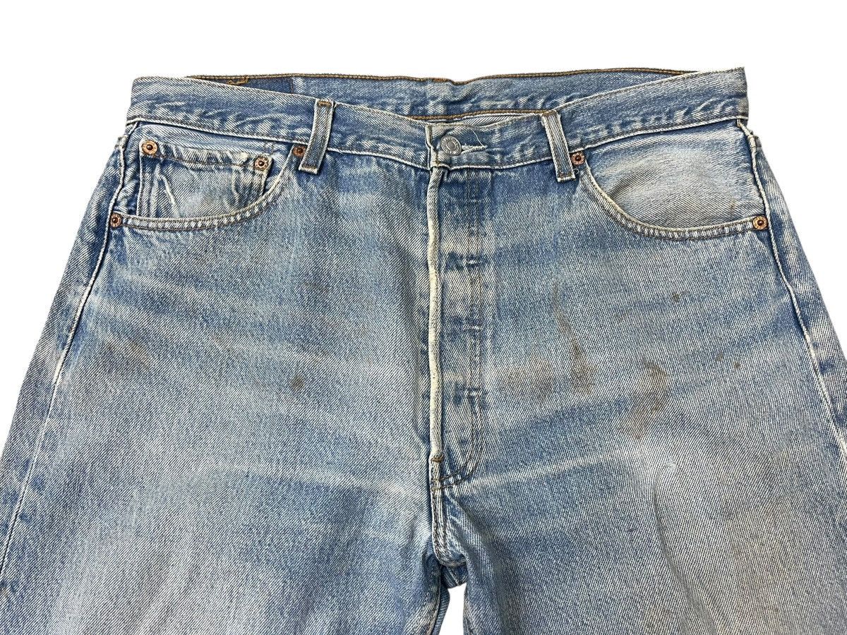 Levi's Vintage Levi’s 501 Jeans Faded Distressed Streetwear Size US 36 / EU 52 - 5 Thumbnail
