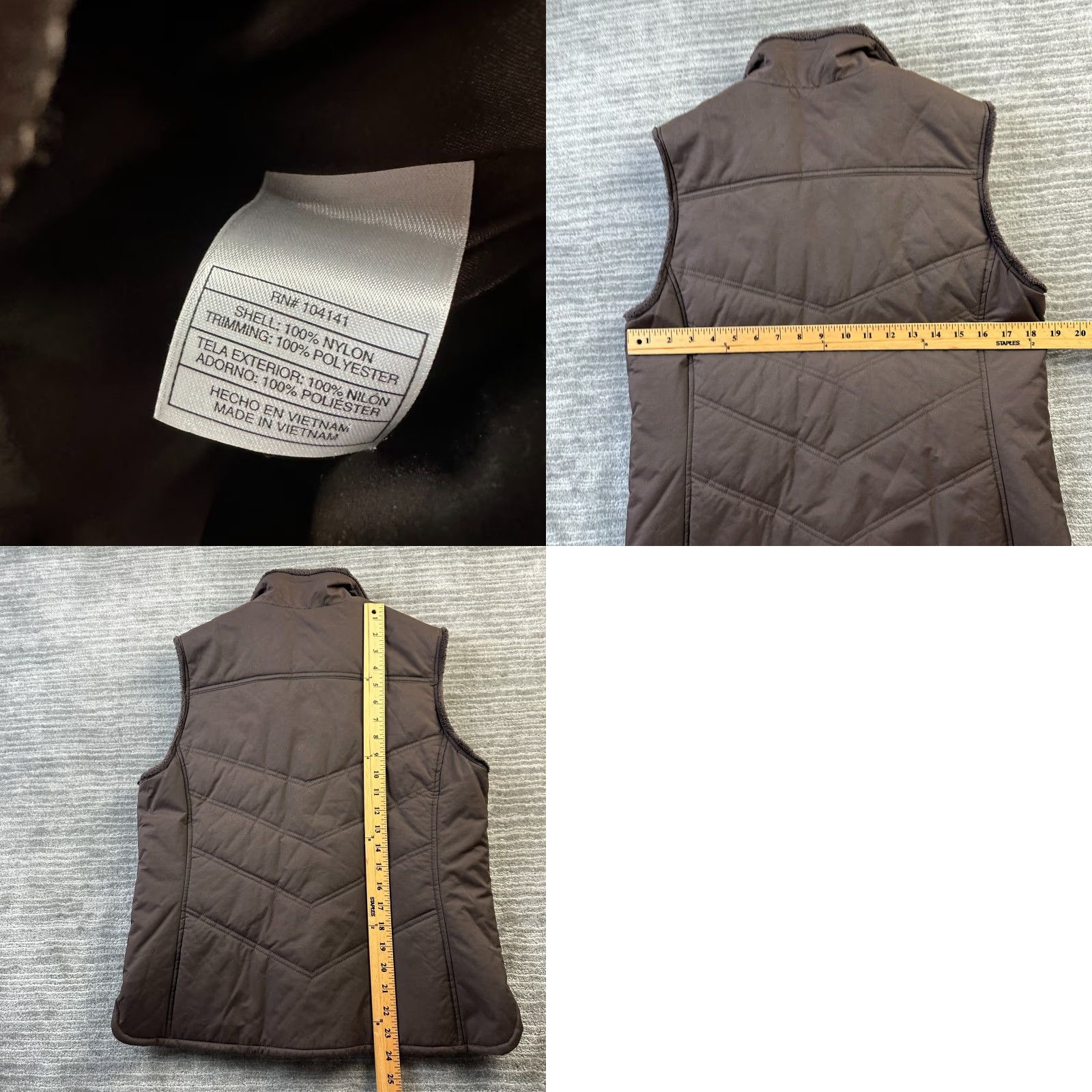 Nike ACG VINTAGE Nike ACG Vest Womens Large Brown Full Zip Sherpa Collar Y2K Size L / US 10 / IT 46 - 8 Thumbnail