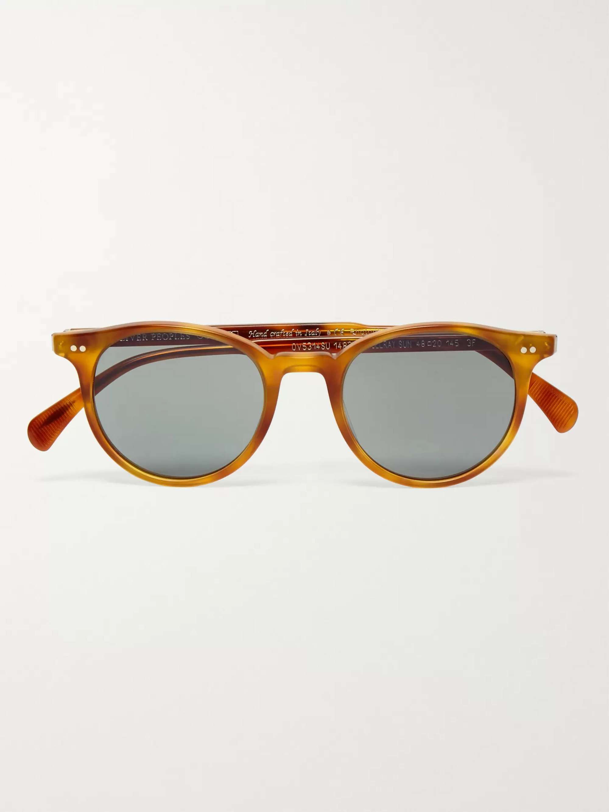 OLIVER PEOPLES Delray D-Frame Acetate Sunglasses
