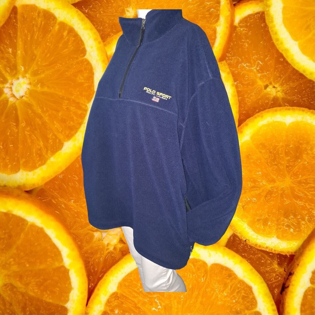 Other Polo Sport 1/4 Zip Blue Fleece Shirt Size XL Size US XL / EU 56 / 4 - 1 Thumbnail
