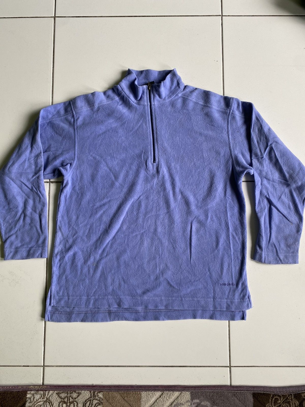 Patagonia half Zip blue Fleece Sweater