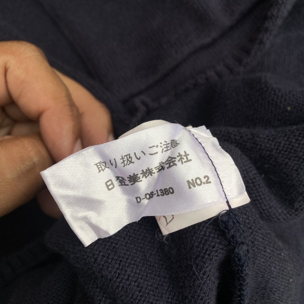 Issey Miyake Vintage Issey Miyake Japanese Brand Indigo Knitwear. #F7 Size M / US 6-8 / IT 42-44 - 7 Thumbnail