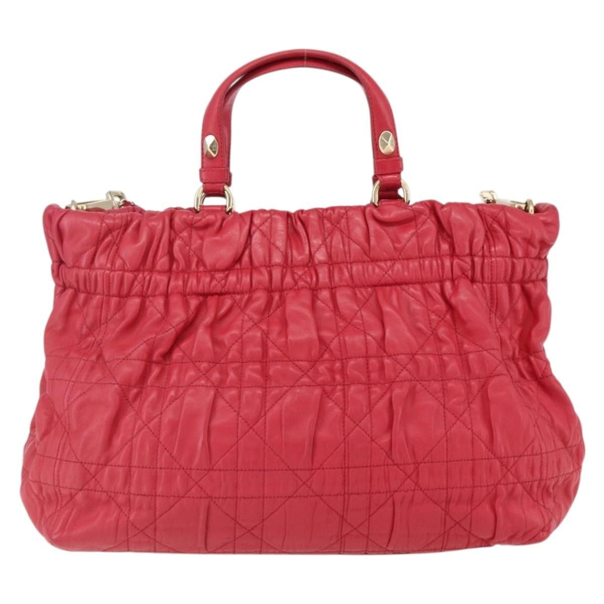Dior Christian Dior Delices Tote Cannage Quilt Leather Size ONE SIZE - 1 Thumbnail