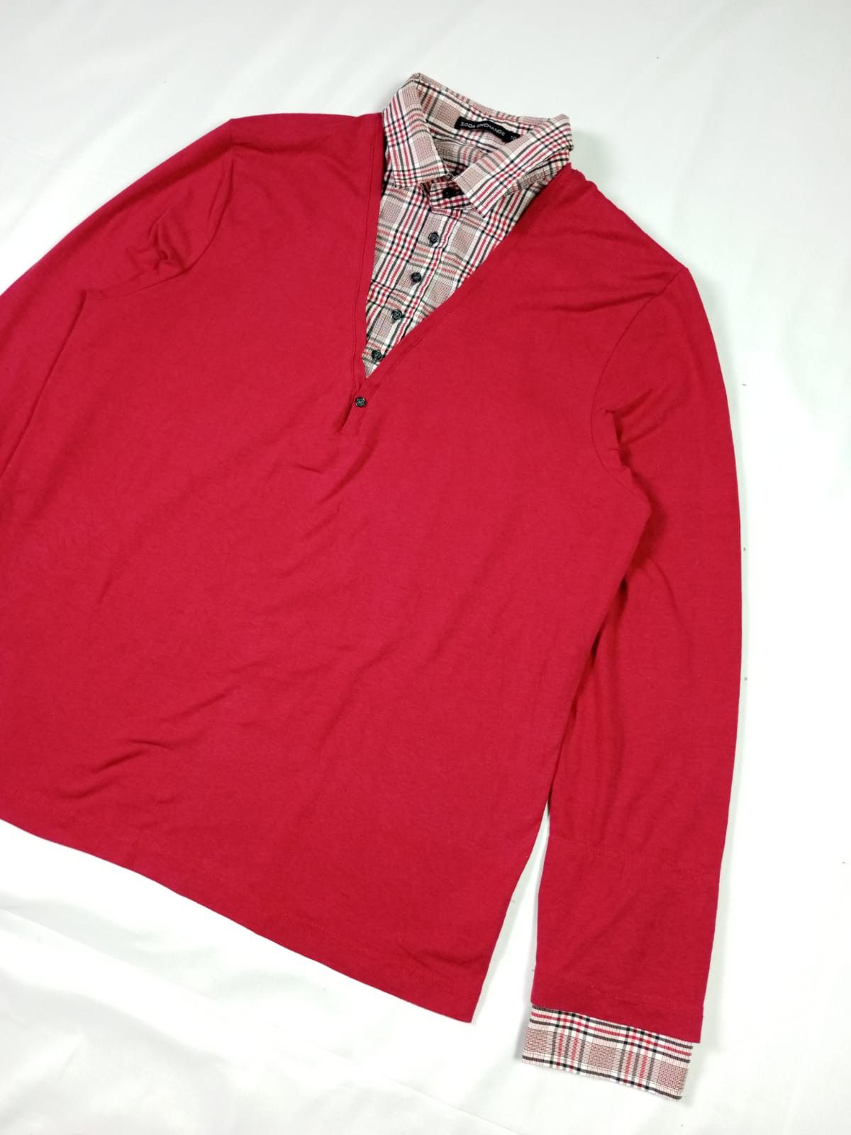 If Six Was Nine × Japanese Brand × Le Grande Bleu (L.G.B.) SODA EXCHANGE Double layer Oxford longsleeve Size US L / EU 52-54 / 3 - 19 Thumbnail