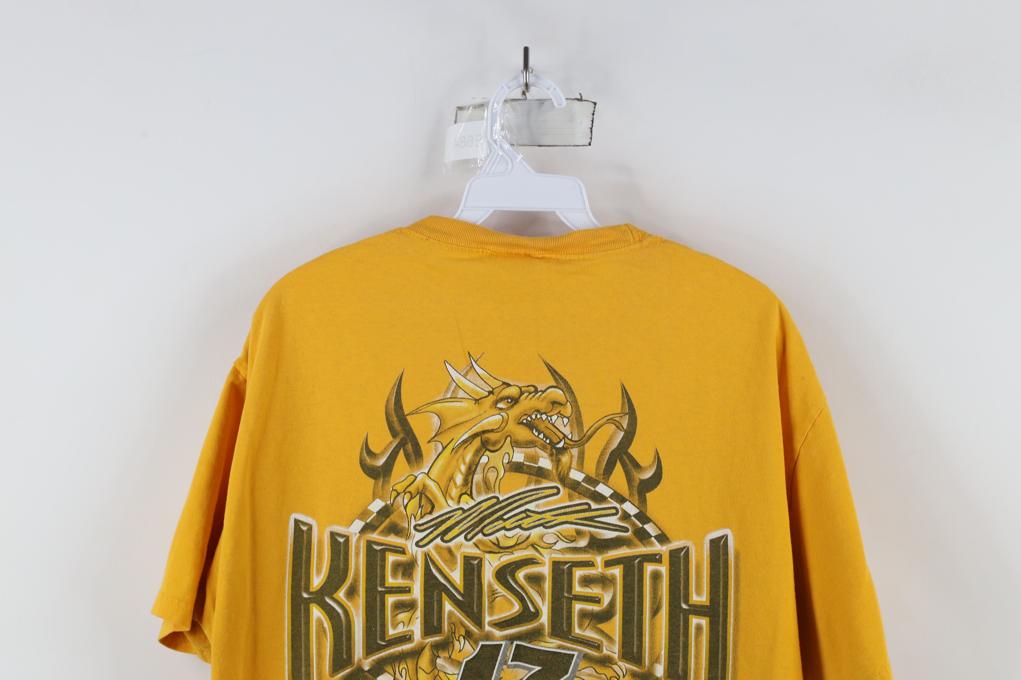 Vintage Vintage NASCAR Kenseth Racing Fire Flames Dragon T-Shirt Size US L / EU 52-54 / 3 - 12 Thumbnail