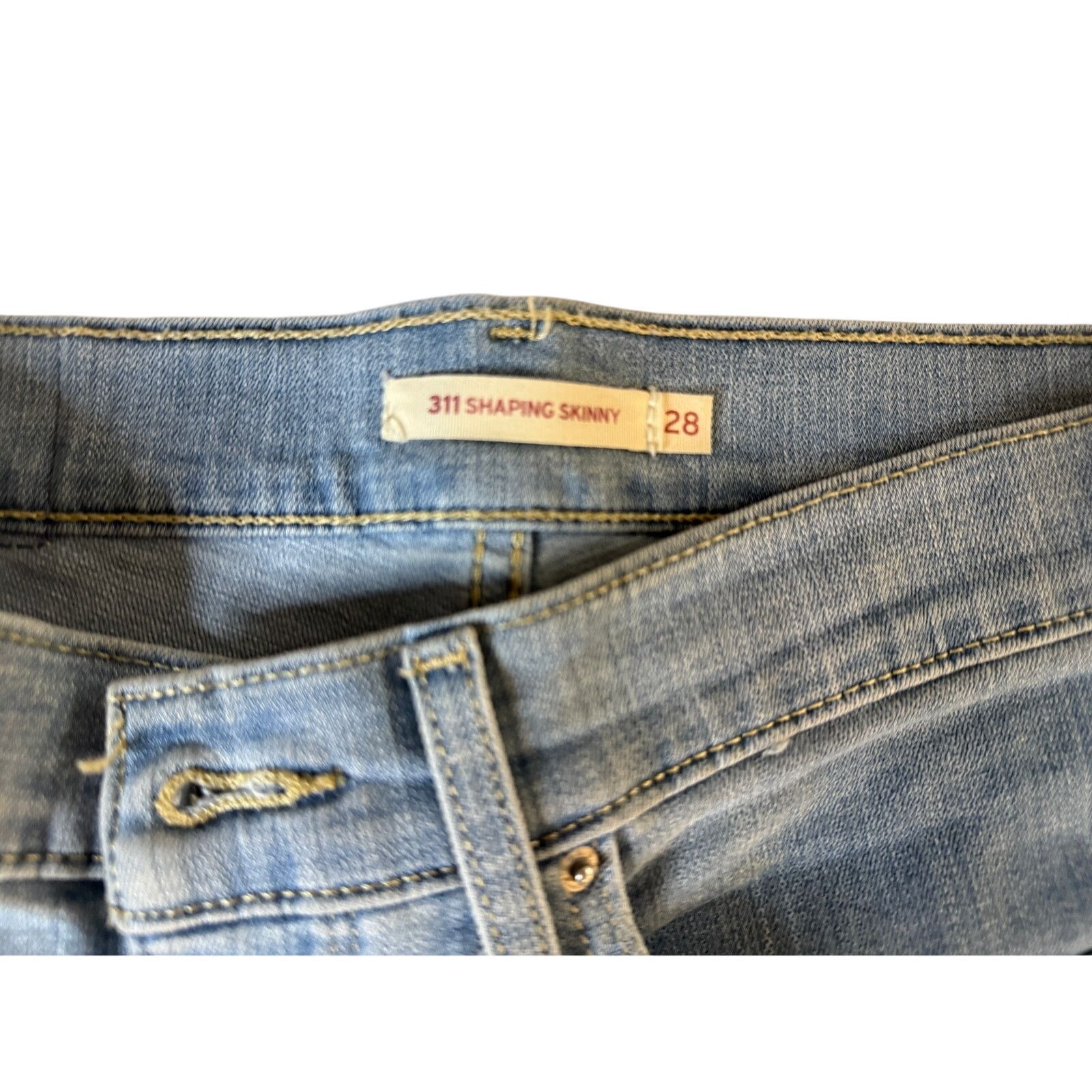 Levi's Levi's 311 Shaping Skinny Jeans Women's Sz 28x30 Light Wash Size 28" / US 6 / IT 42 - 4 Thumbnail