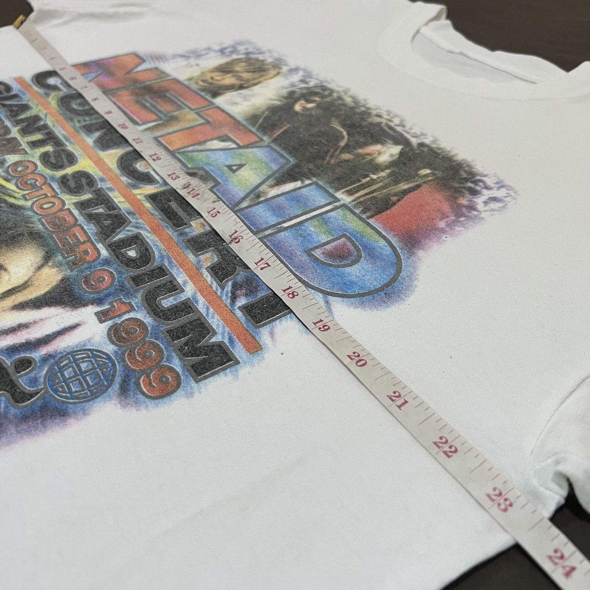 Rap Tees Vintage 90s NetAid Busta Rhymes Puff Daddy Mary J Blige XL Size US XL / EU 56 / 4 - 11 Thumbnail
