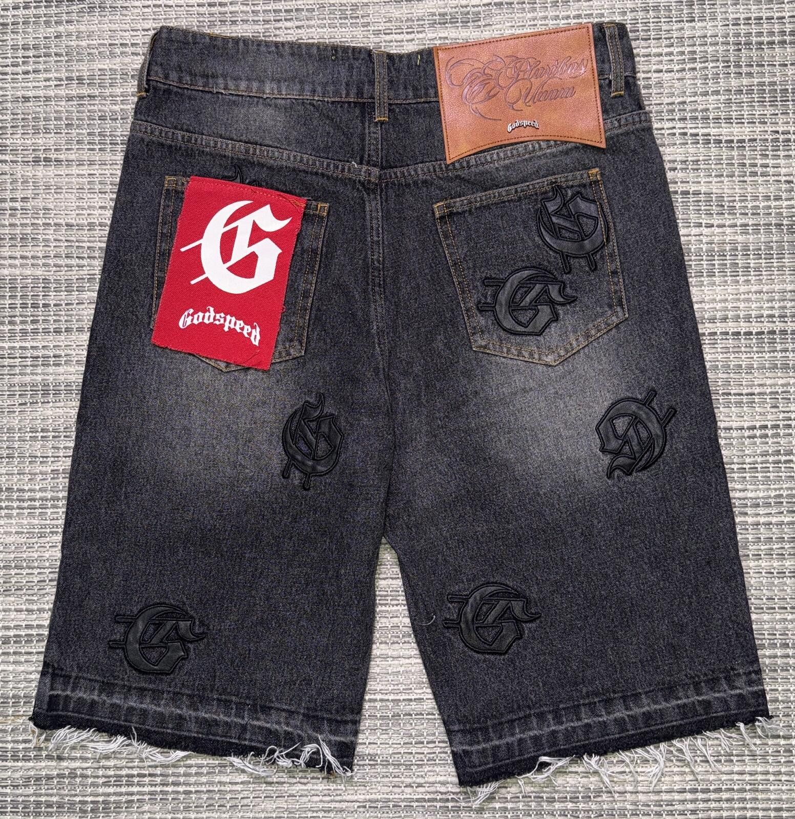 Godspeed Godspeed Black Infinity Denim Men's Shorts Size US 32 / EU 48 - 3 Thumbnail