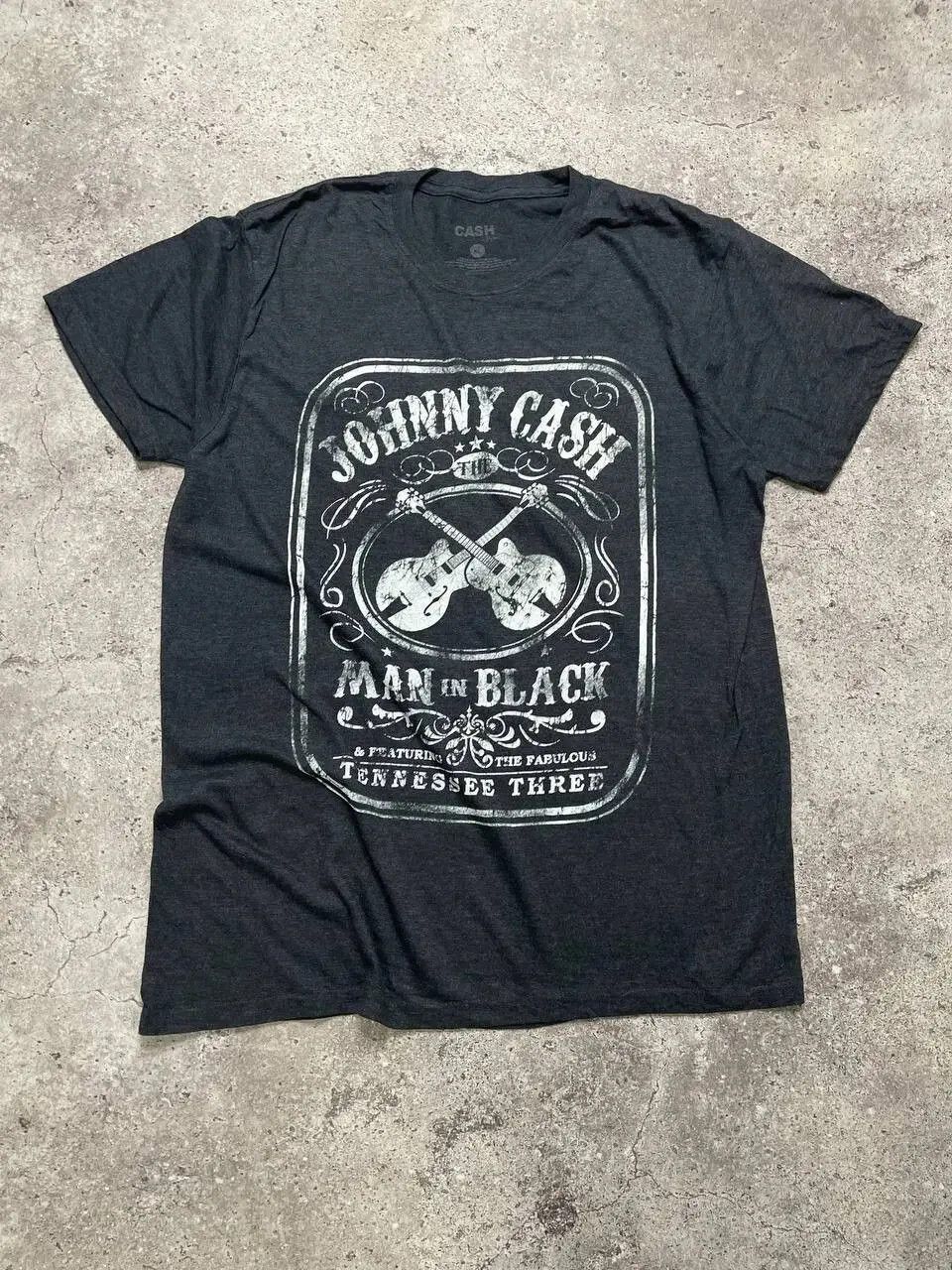 Vintage Vintage Johnny Cash Man Tennessee Three T-Shirt Size XL Size US XL / EU 56 / 4 - 1 Preview