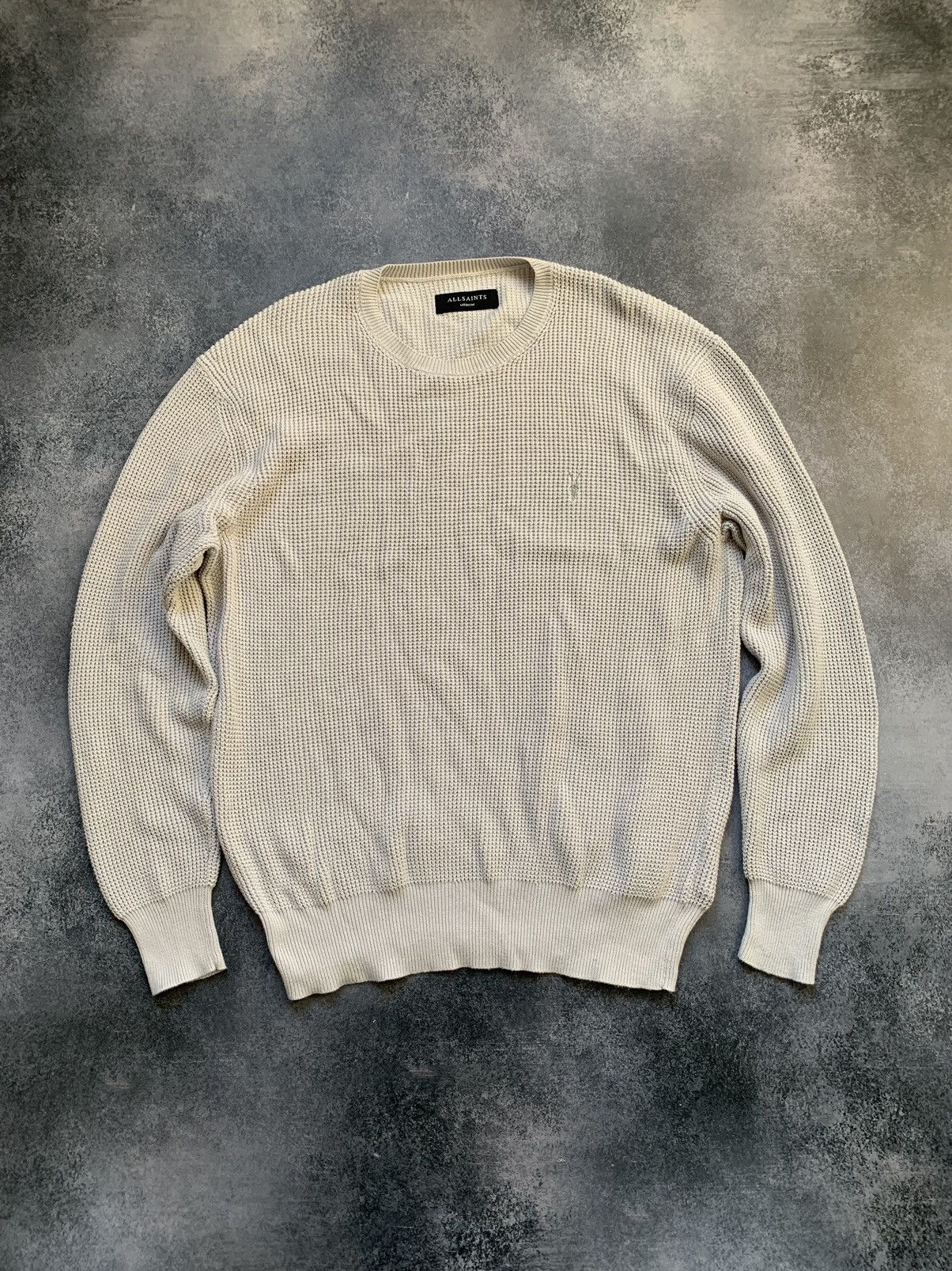 All Saints Knit Cotton Sweater Jumper