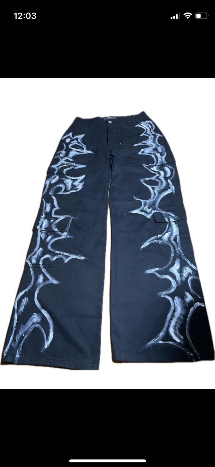 Other Cybersigillism jeans baggy streetwear custom Size US 33 - 1 Thumbnail