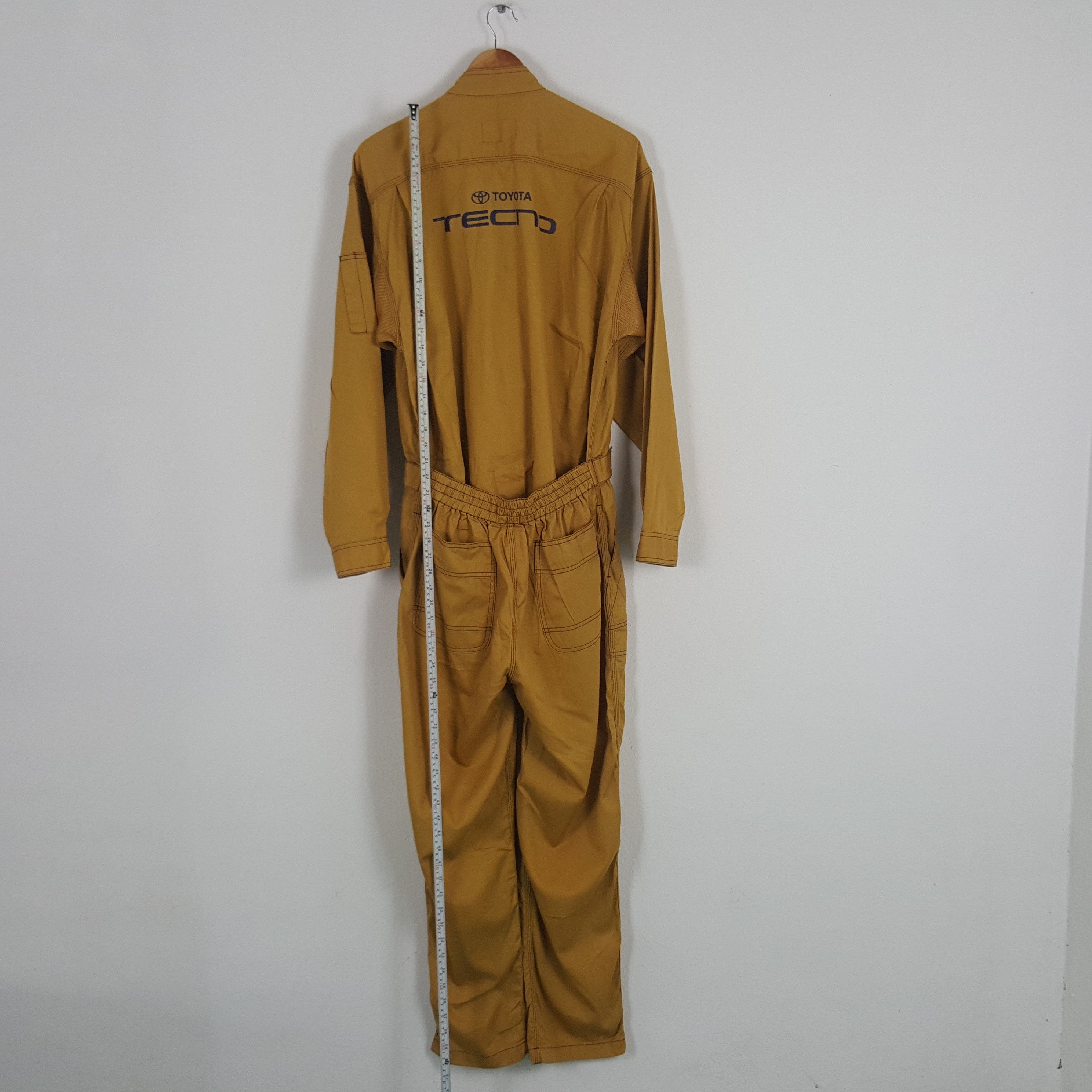 Japanese Brand × Vintage Vintage Toyota Techno Japanese Racing Team Coverall Jacket Size US M / EU 48-50 / 2 - 4 Thumbnail
