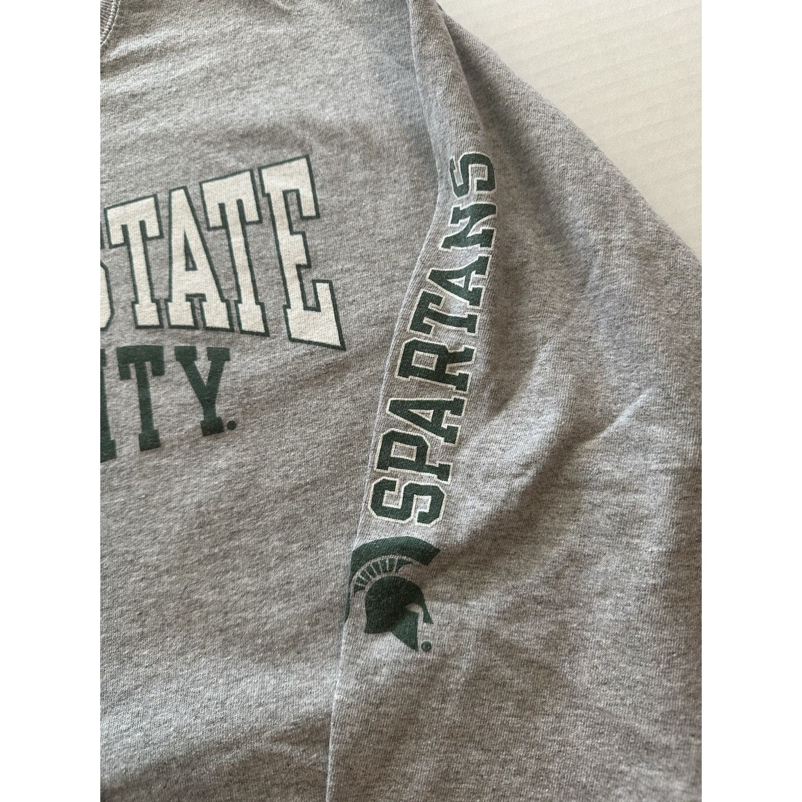 Champion Champion Authentic Michigan State Spartan TShirt Gray LRG Size US L / EU 52-54 / 3 - 4 Thumbnail