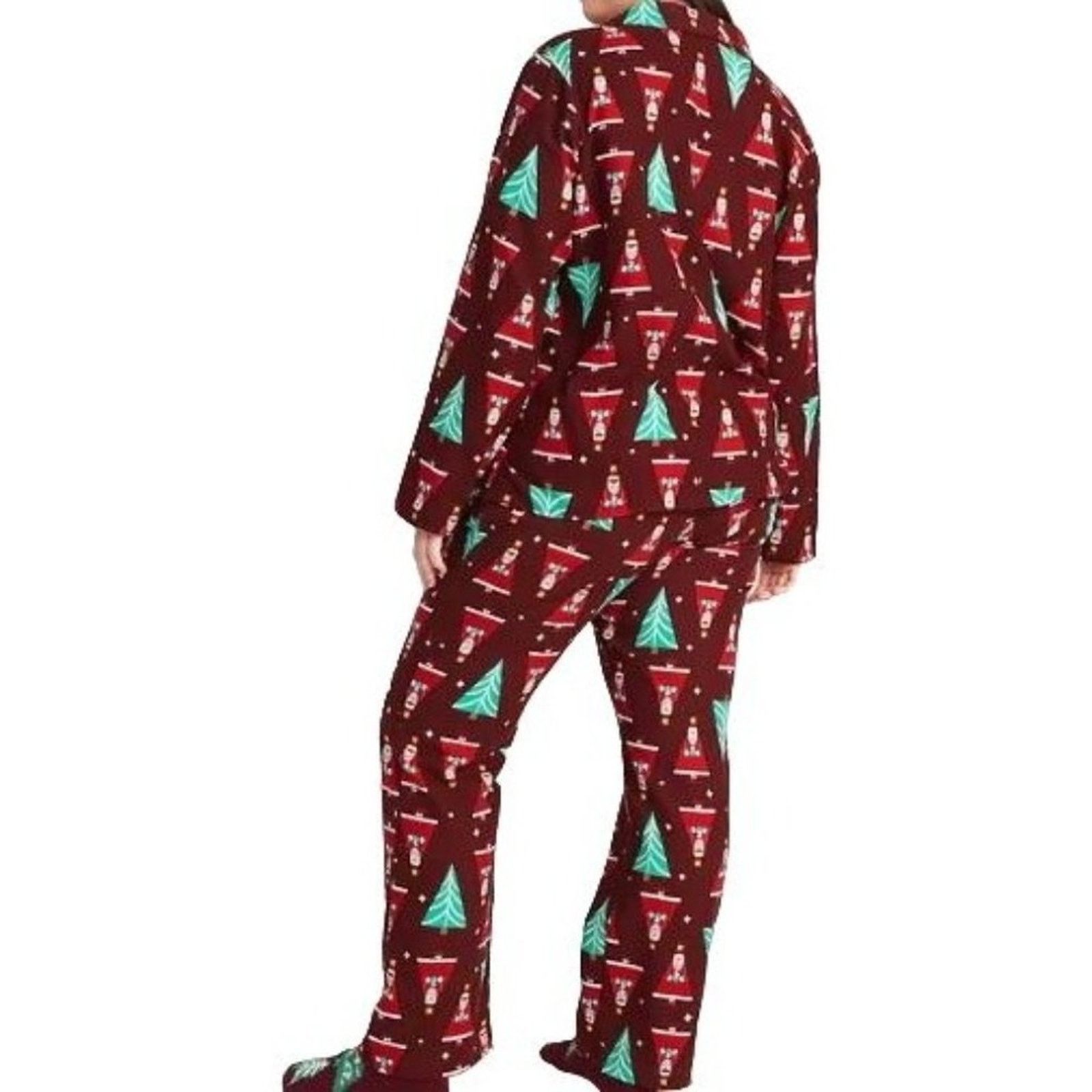 Old Navy Old Navy Santa In The House Printed Flannel Pajama Set Size ONE SIZE - 6 Thumbnail