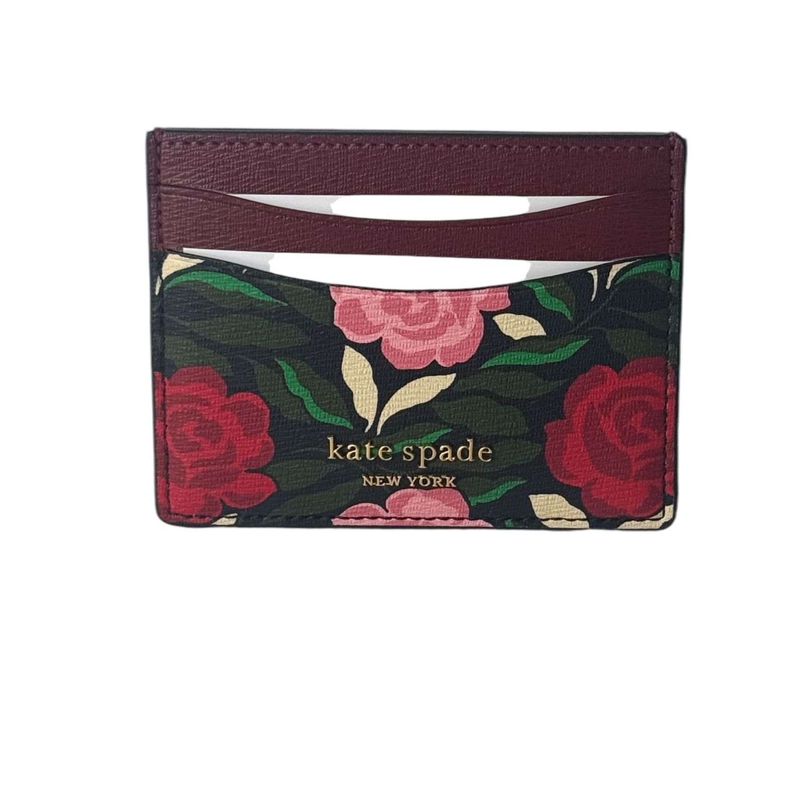 Kate Spade Kate Spade Morgan Rose Garden Cardholder ID Case Floral Size ONE SIZE - 1 Thumbnail