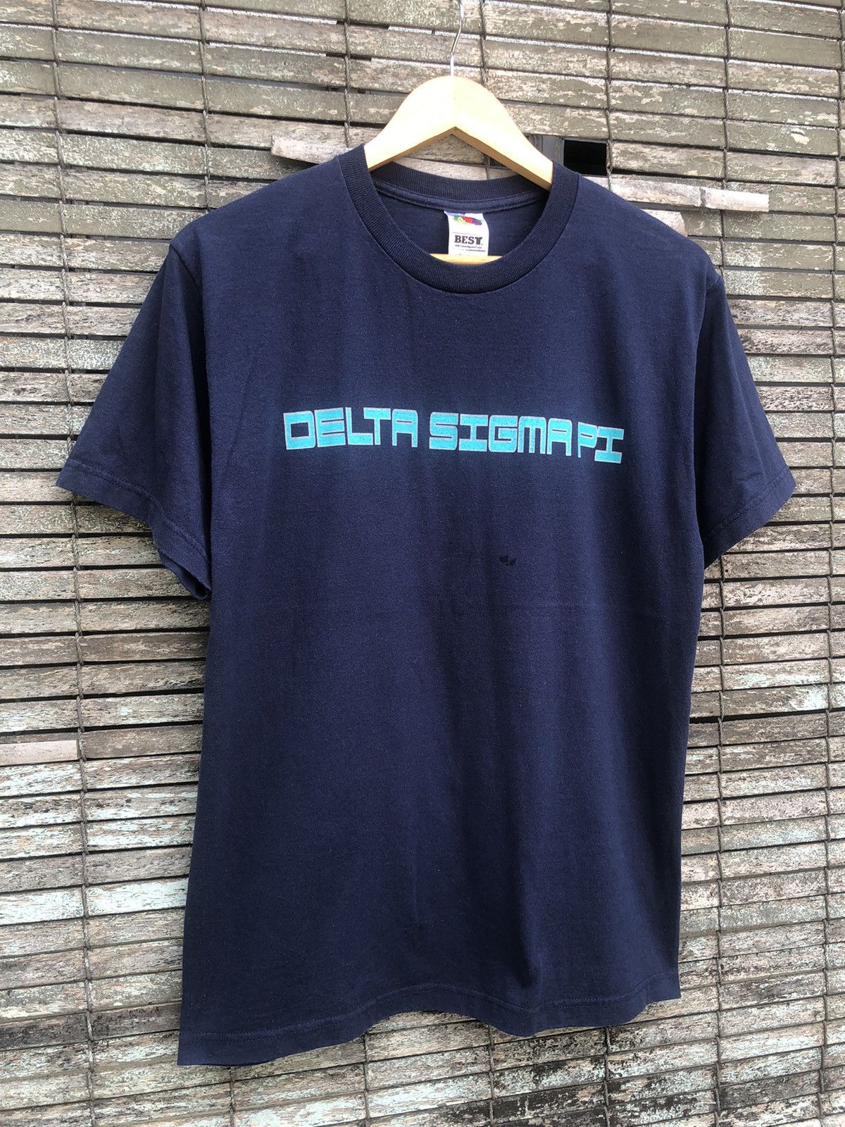 Vintage Vintage Y2K Delta Sigma P.I Backhit Tshirt Size US M / EU 48-50 / 2 - 3 Thumbnail