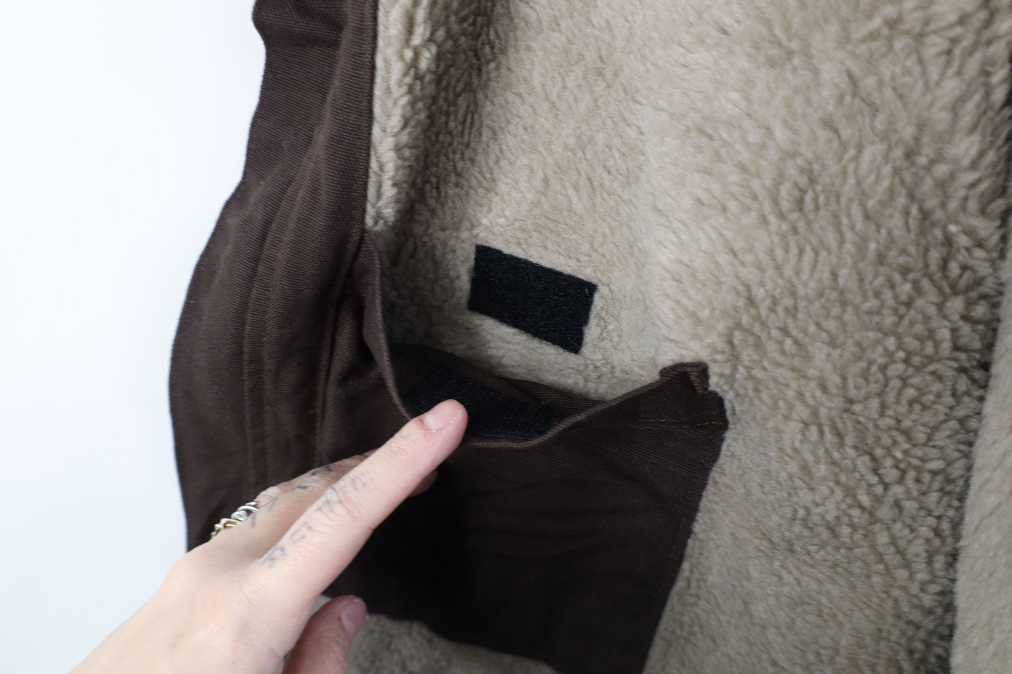 Carhartt Vintage Y2K Carhartt Fleece Lined Canvas Vest Jacket Brown Size US XXL / EU 58 / 5 - 10 Thumbnail