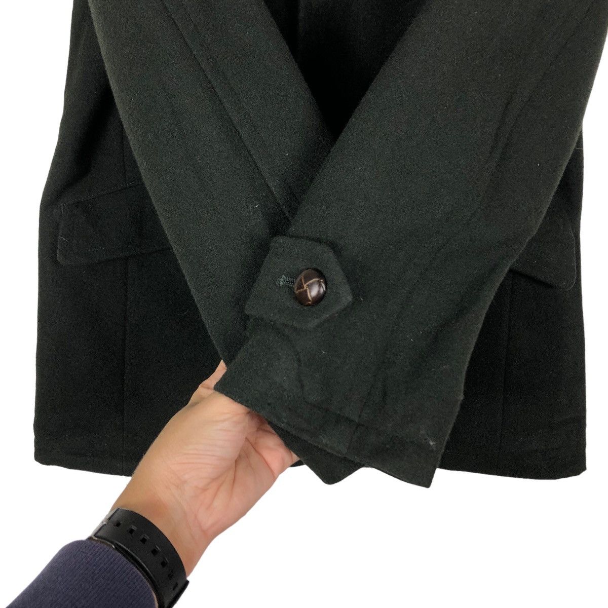 Issey Miyake 🔥Vintage Wool Work Jacket Button Nano Base Japan Made Size US M / EU 48-50 / 2 - 15 Thumbnail