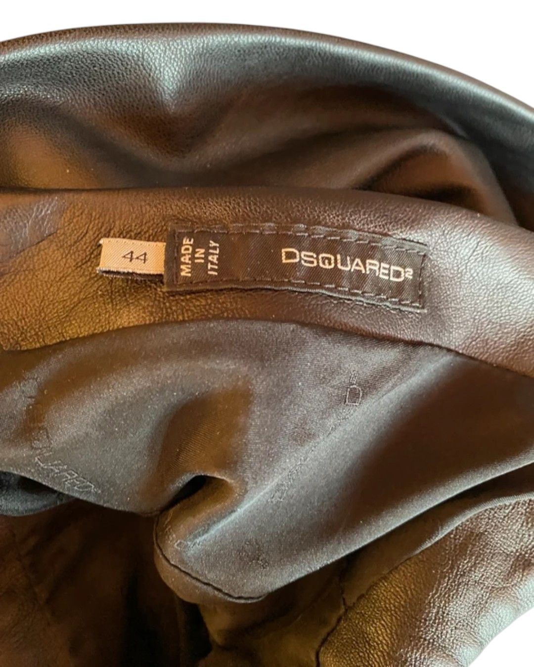 Dsquared2 S/S 2013 RUNWAY MERMAID LEATHER DRESS Size M / US 6-8 / IT 42-44 - 7 Thumbnail