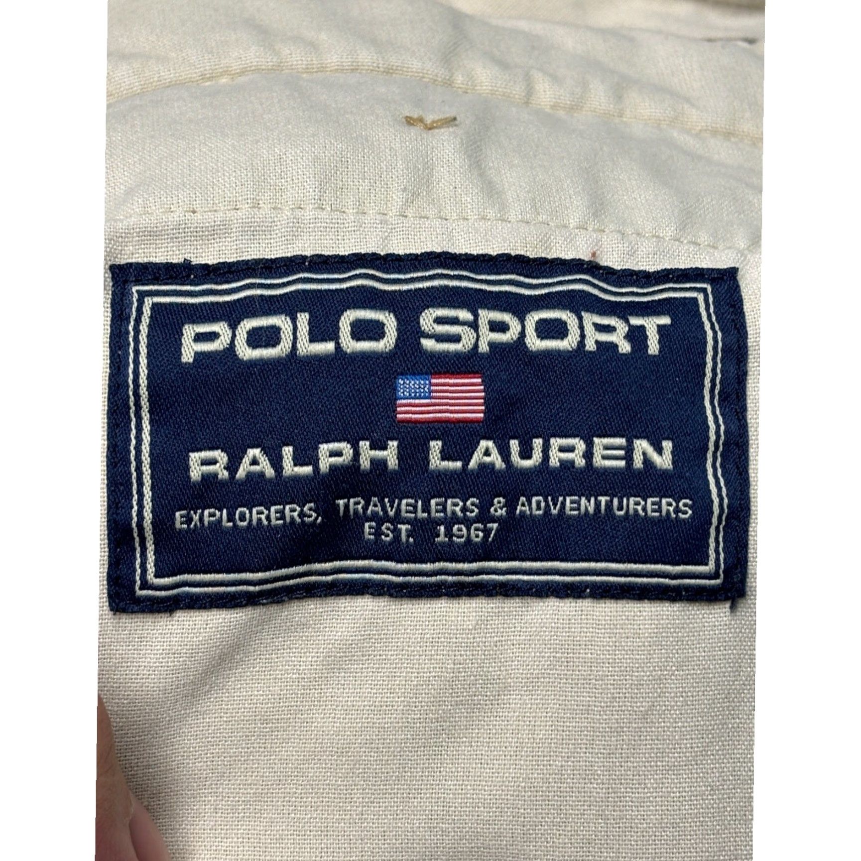 Polo Ralph Lauren VINTAGE Polo Sport Ralph Lauren Corduroy Pants Tan Straight Fit Mens 34x30 Beige Khakis Casual Vintage Mens Pants Size US S / EU 44-46 / 1 - 6 Thumbnail