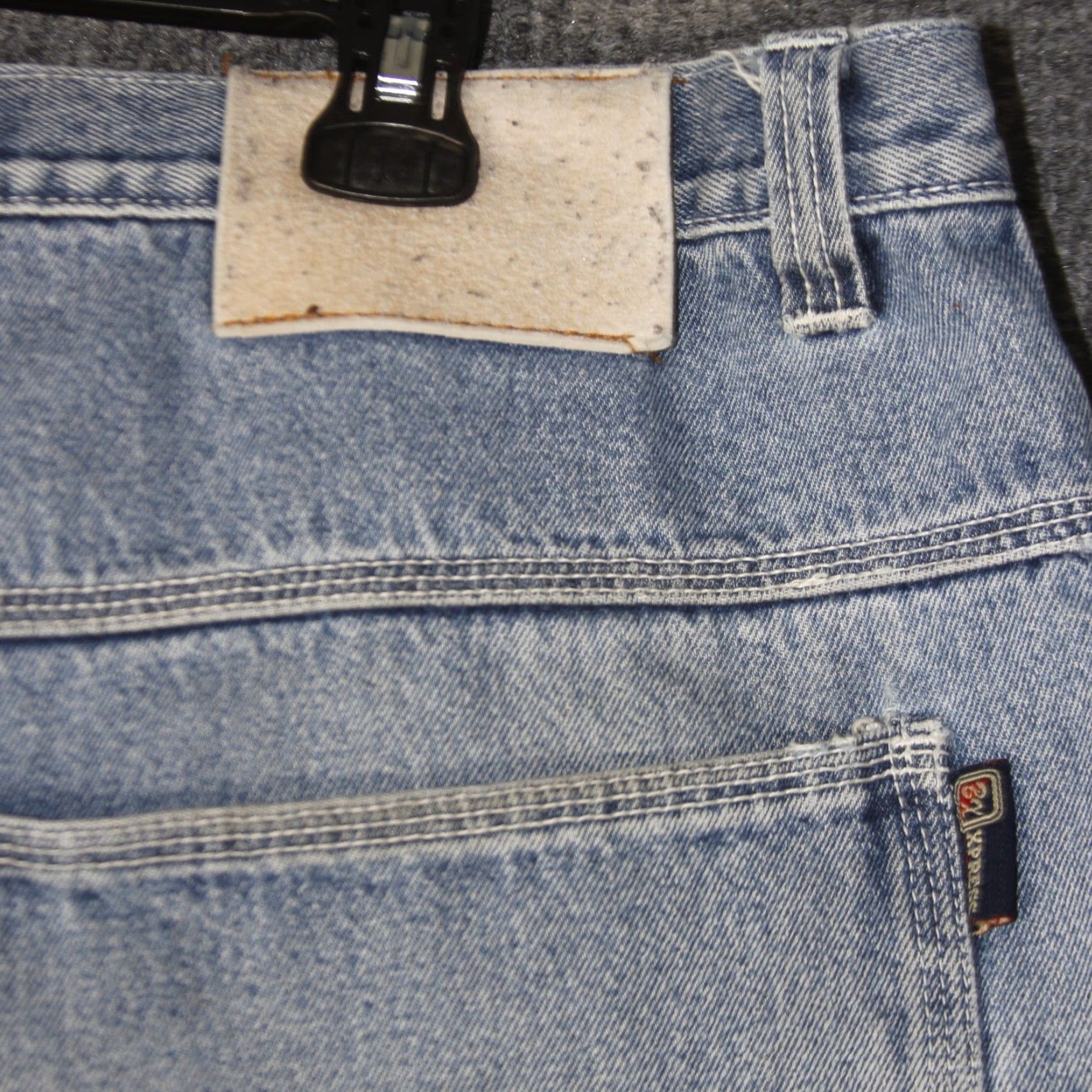 Express VINTAGE Brooklyn Xpress Denim Shorts 44 Mens Blue Baggy Y2K Skate 5-Pocket Cargo Relaxed Streetwear Jeans Shorts Mens Size US 44 / EU 60 - 6 Thumbnail