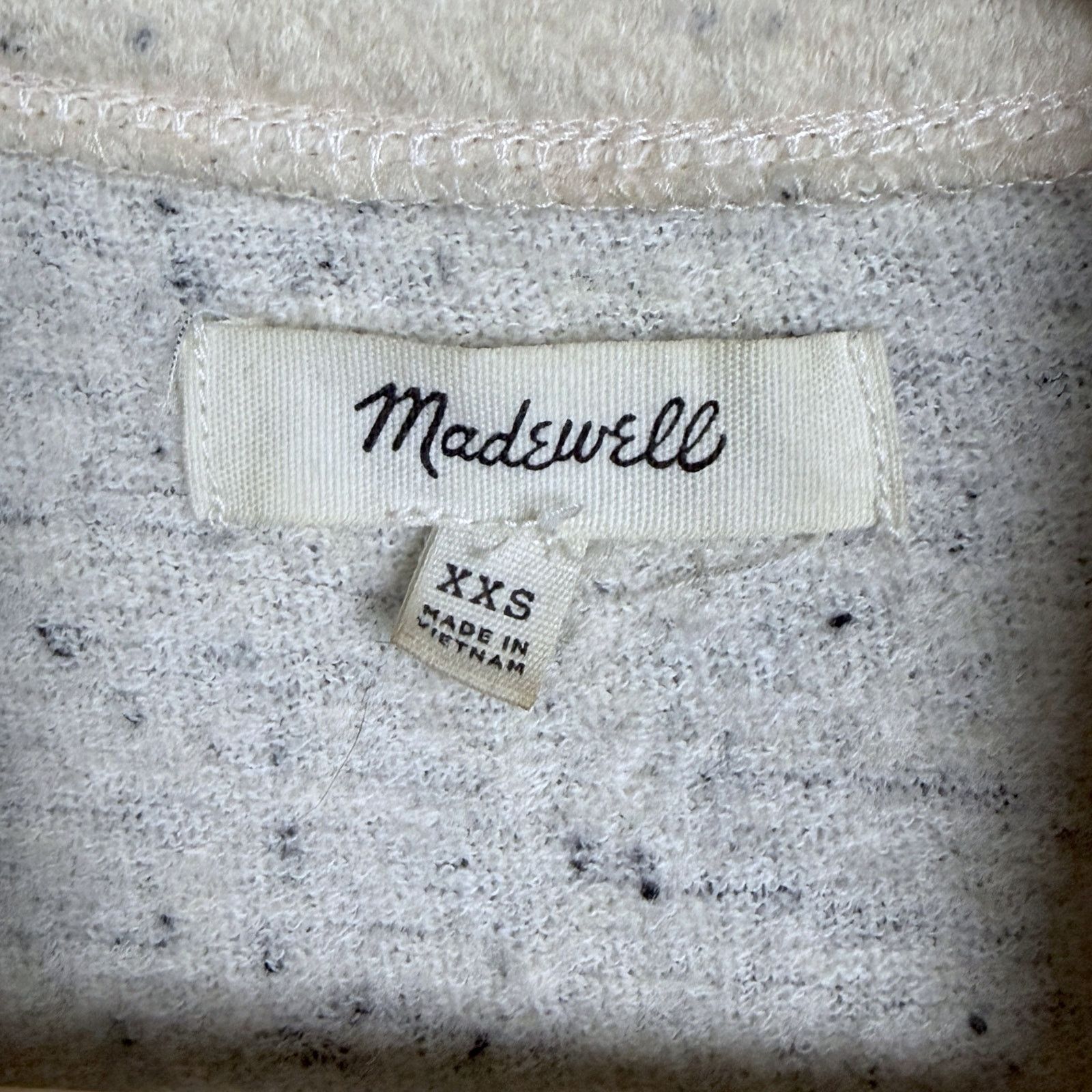 Madewell Madewell Open Sweater Women's XXS Cardigan Duster Cream Wool Size XXS / US 00 / IT 34 - 5 Thumbnail