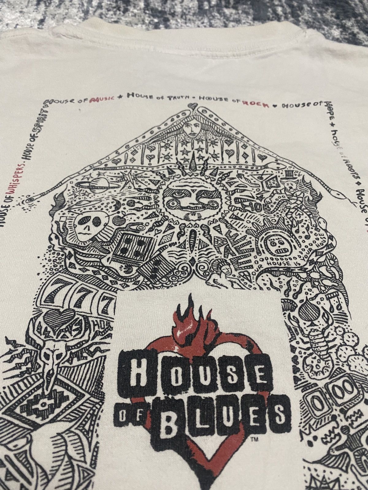 Vintage Vintage 1990s House Of Blues New orleans of spirit T-Shirt Size US XL / EU 56 / 4 - 7 Thumbnail