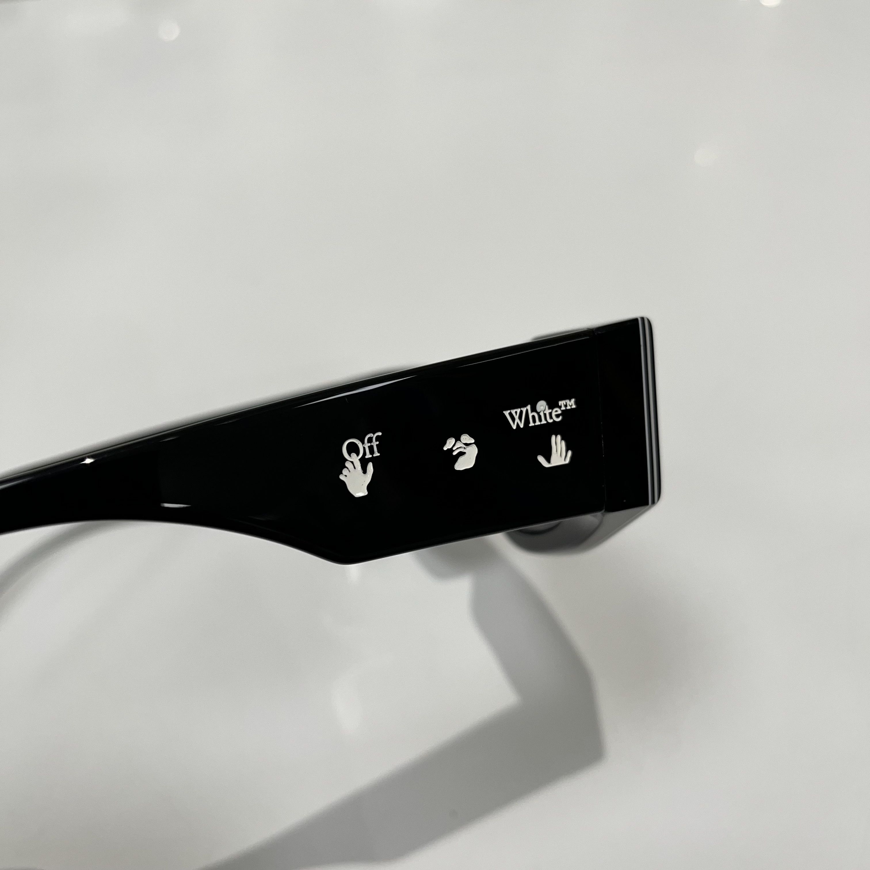 Off-White Andy Square-Flame Sunglasses Black