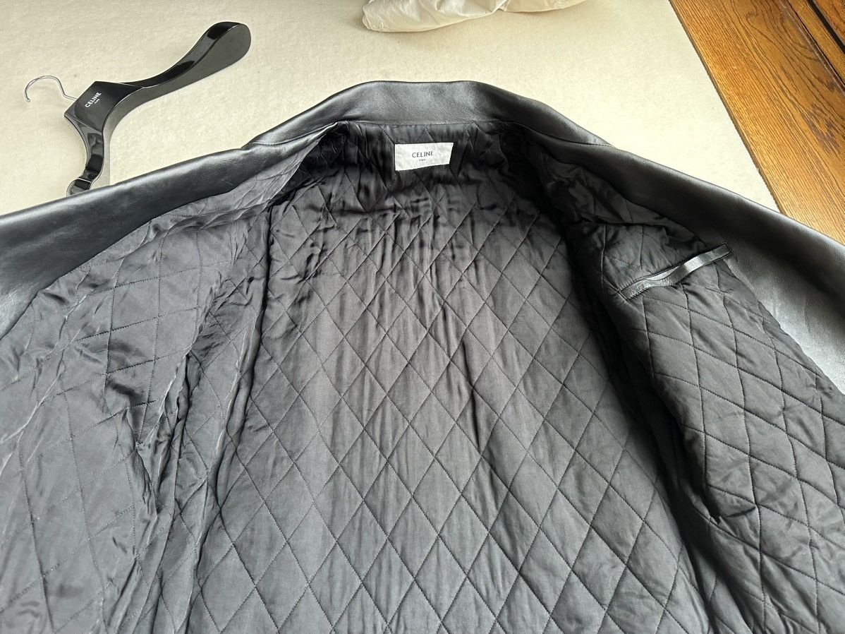 Celine SS22 $6500🤑 Celine biker D Ring leather jacket checkerboard Size US L / EU 52-54 / 3 - 21 Thumbnail