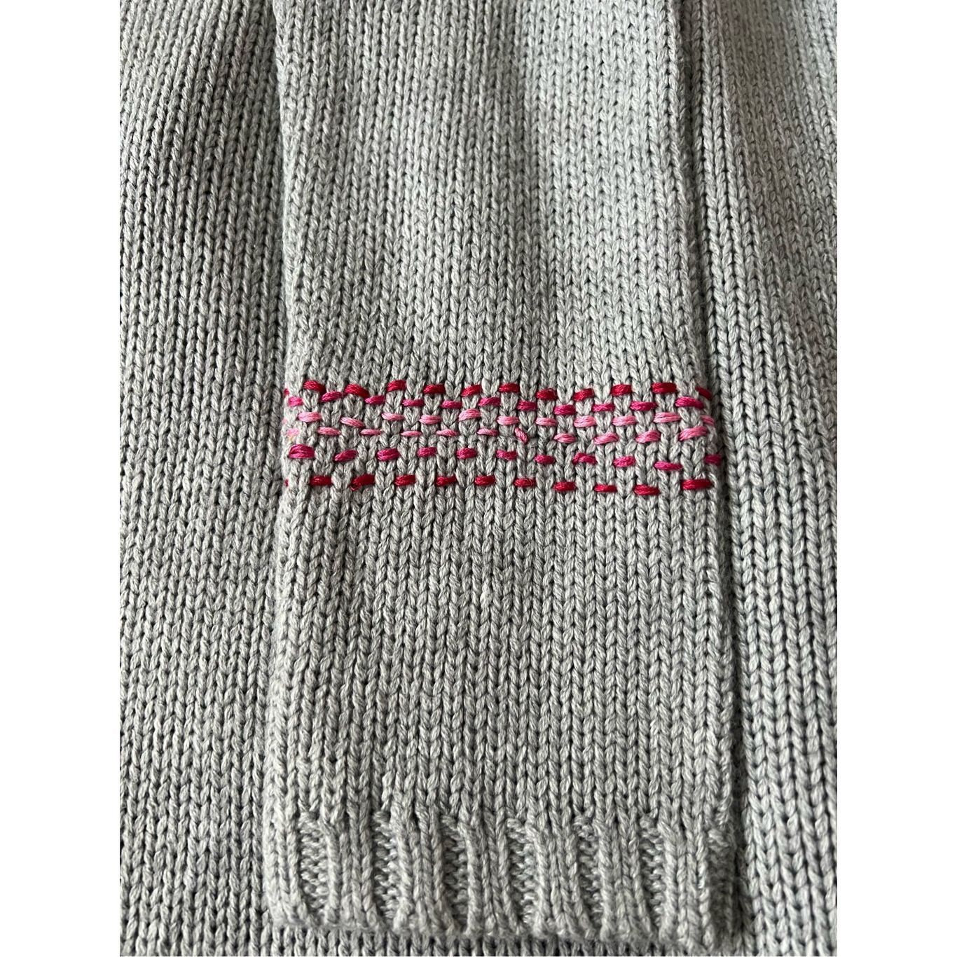 Anthropologie Anthropologie NWT Split Back Sweater Grey Sz L Size L / US 10 / IT 46 - 9 Thumbnail