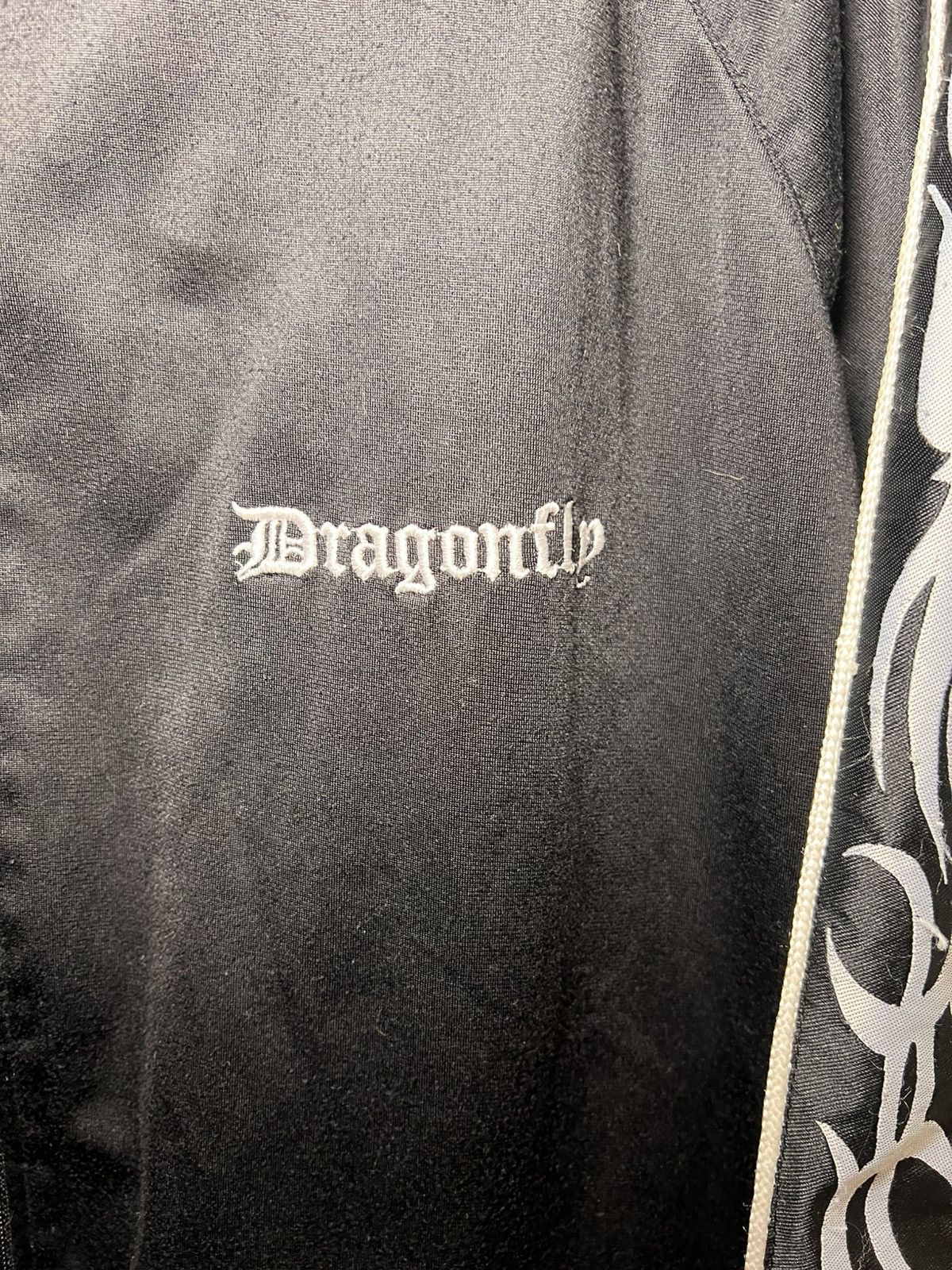 Dragonfly Vintage Dragonfly cybersigilism /tribal sleeve tracksuit top Size US XL / EU 56 / 4 - 6 Thumbnail
