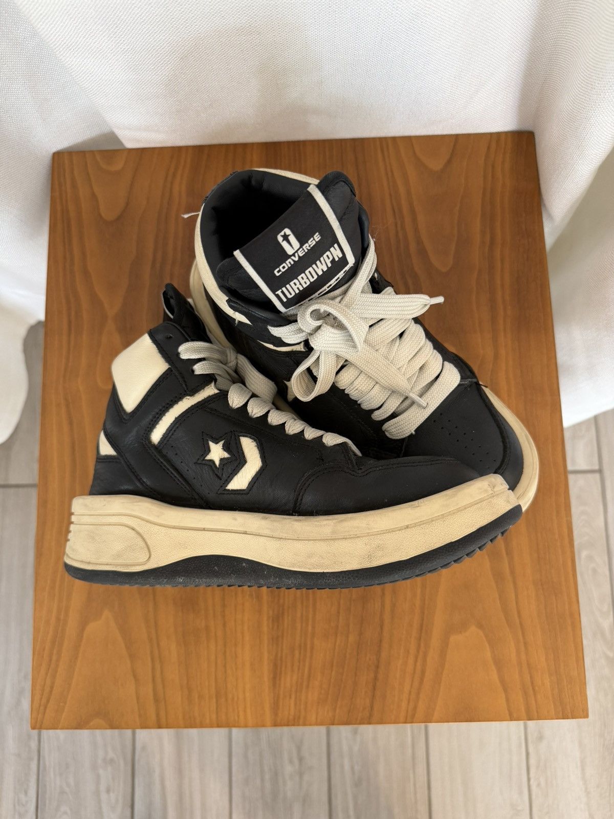 Rick Owens Drkshdw Converse Rick Owens x DRKSHDW TURBOWPN Size US 6.5 / IT 36.5 - 6 Thumbnail