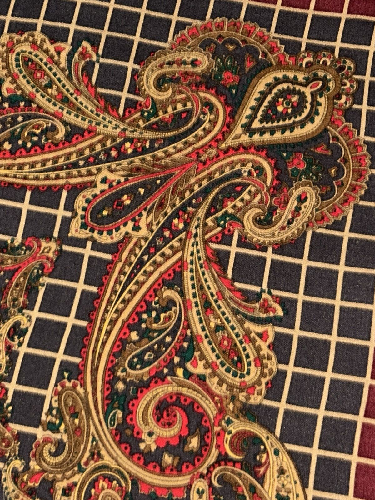 Dior Christian Dior Vintage Paisley Patterned 52x52” Scarf Size ONE SIZE - 8 Thumbnail