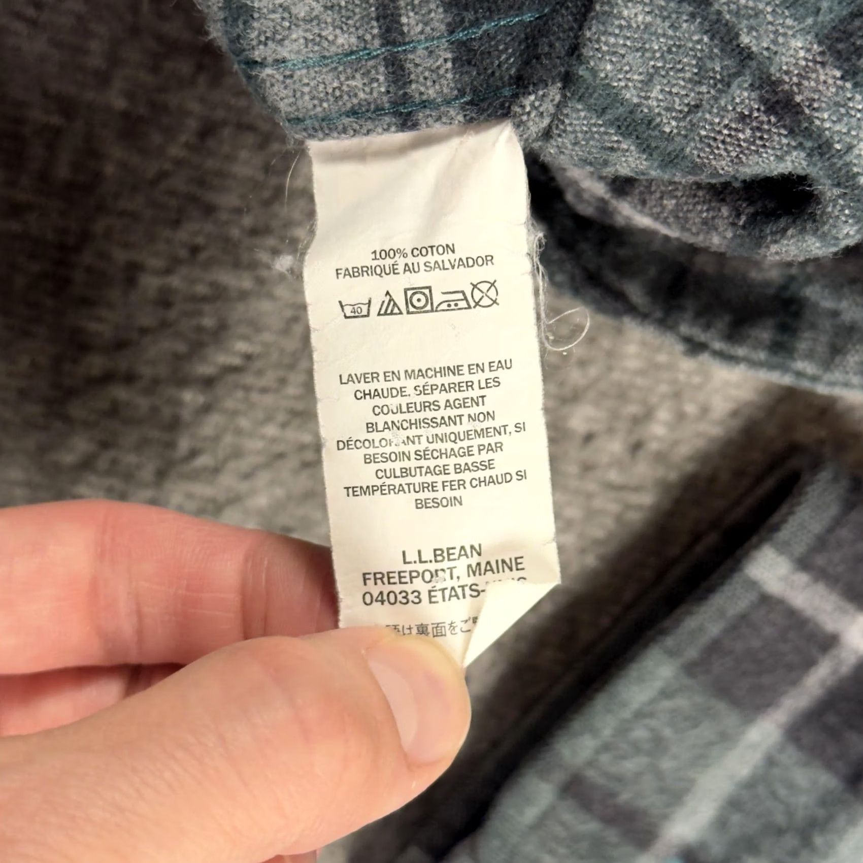 Vintage L.L.Bean Shirt Mens Medium Green Plaid Long Sleeve Flannel Button Up Size US M / EU 48-50 / 2 - 3 Thumbnail