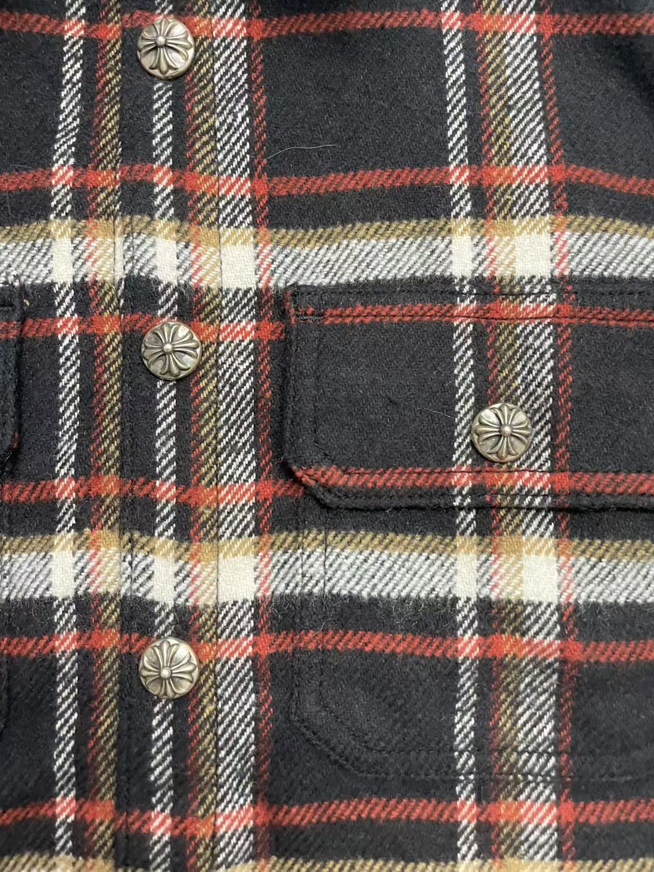 Chrome Hearts Chrome Hearts Work Dog Plaid Shirt Flannel Jacket Size US XS / EU 42 / 0 - 5 Thumbnail