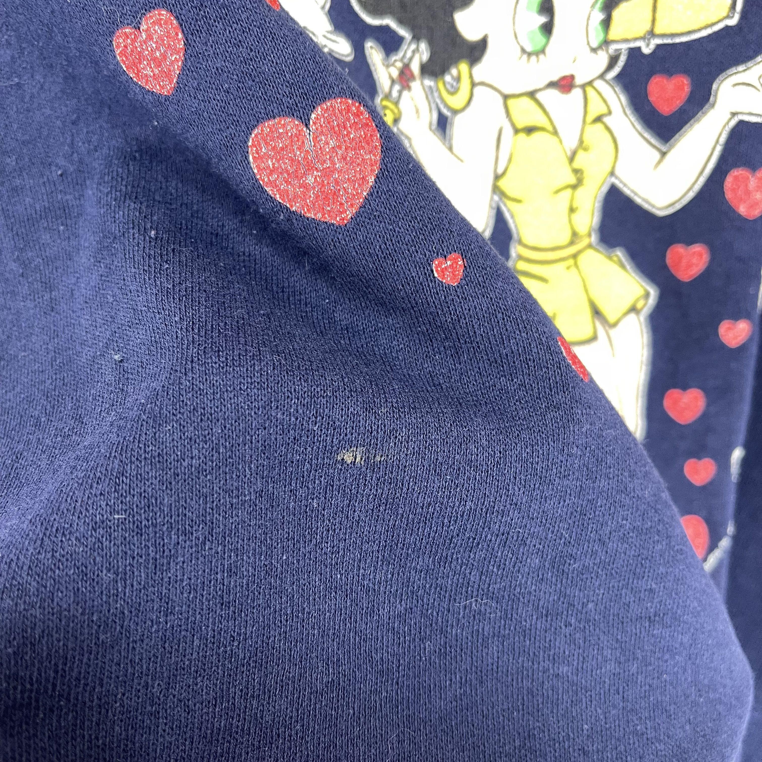 Vintage 90s Vintage BETTY BOOP by SANTEE Hoodie #2523/M Size US L / EU 52-54 / 3 - 5 Thumbnail