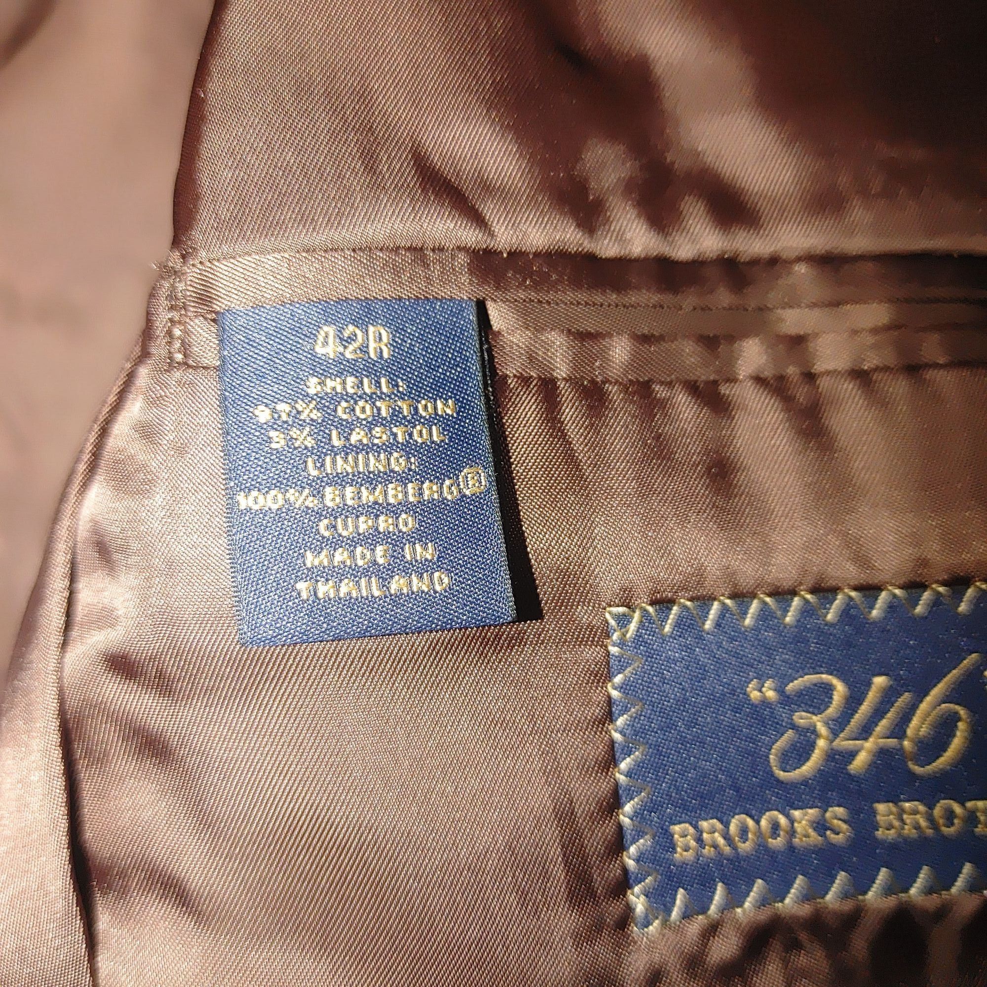 Brooks Brothers Brooks Brothers Dark Brown Corduroy Mens Sport Coat Blaz Size US L / EU 52-54 / 3 - 12 Thumbnail