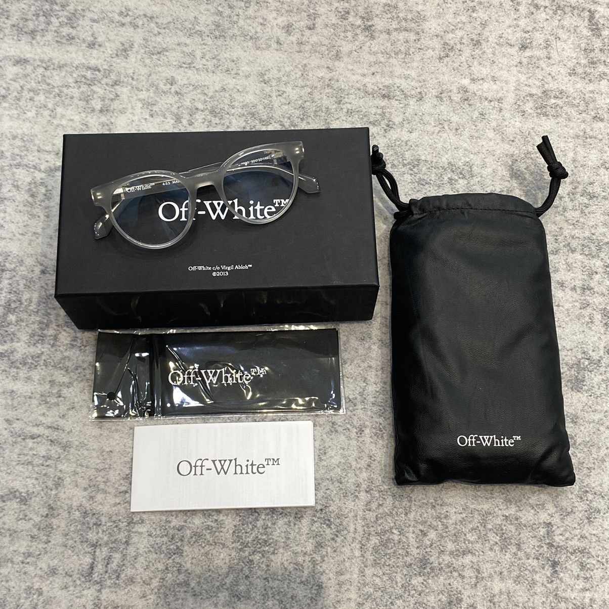 Off-White Off White Optical Style 68 Grey Size ONE SIZE - 12 Thumbnail