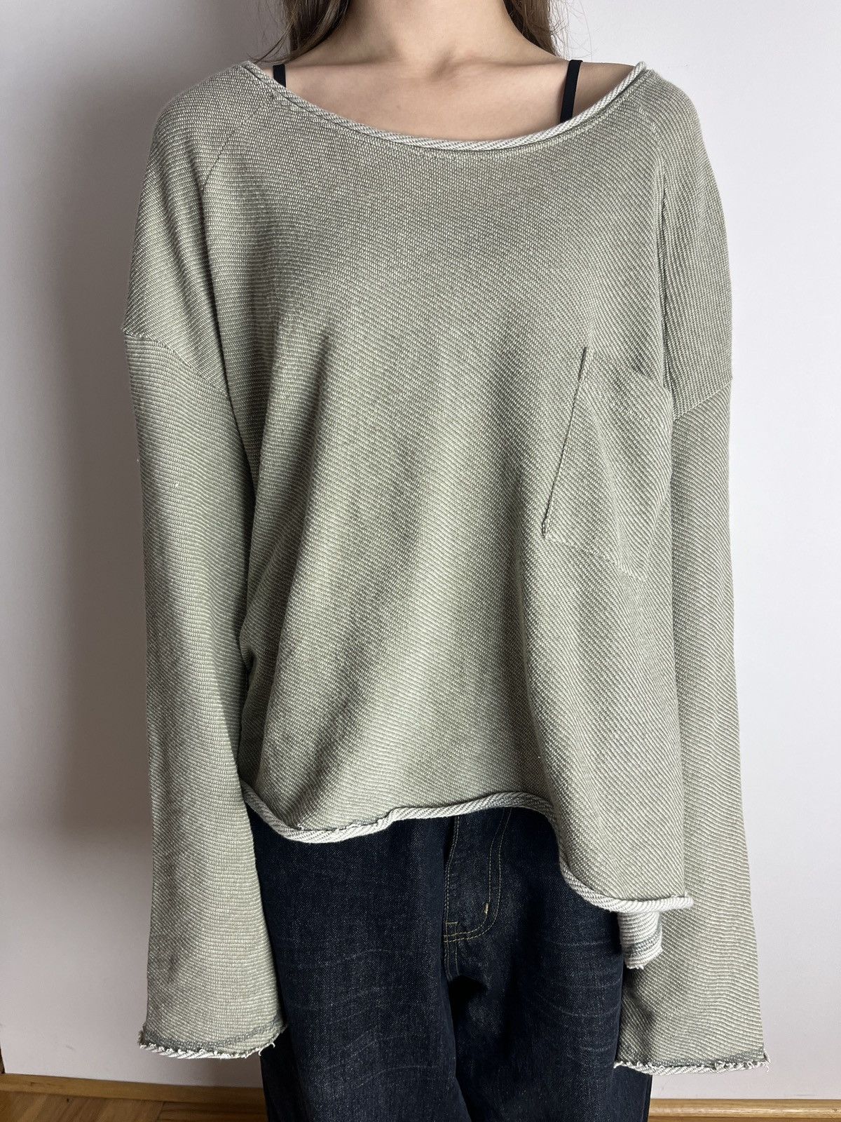 Other DDP Ewa I Walla Gray Cotton Sweatshirt Size L Size L / US 10 / IT 46 - 1 Thumbnail