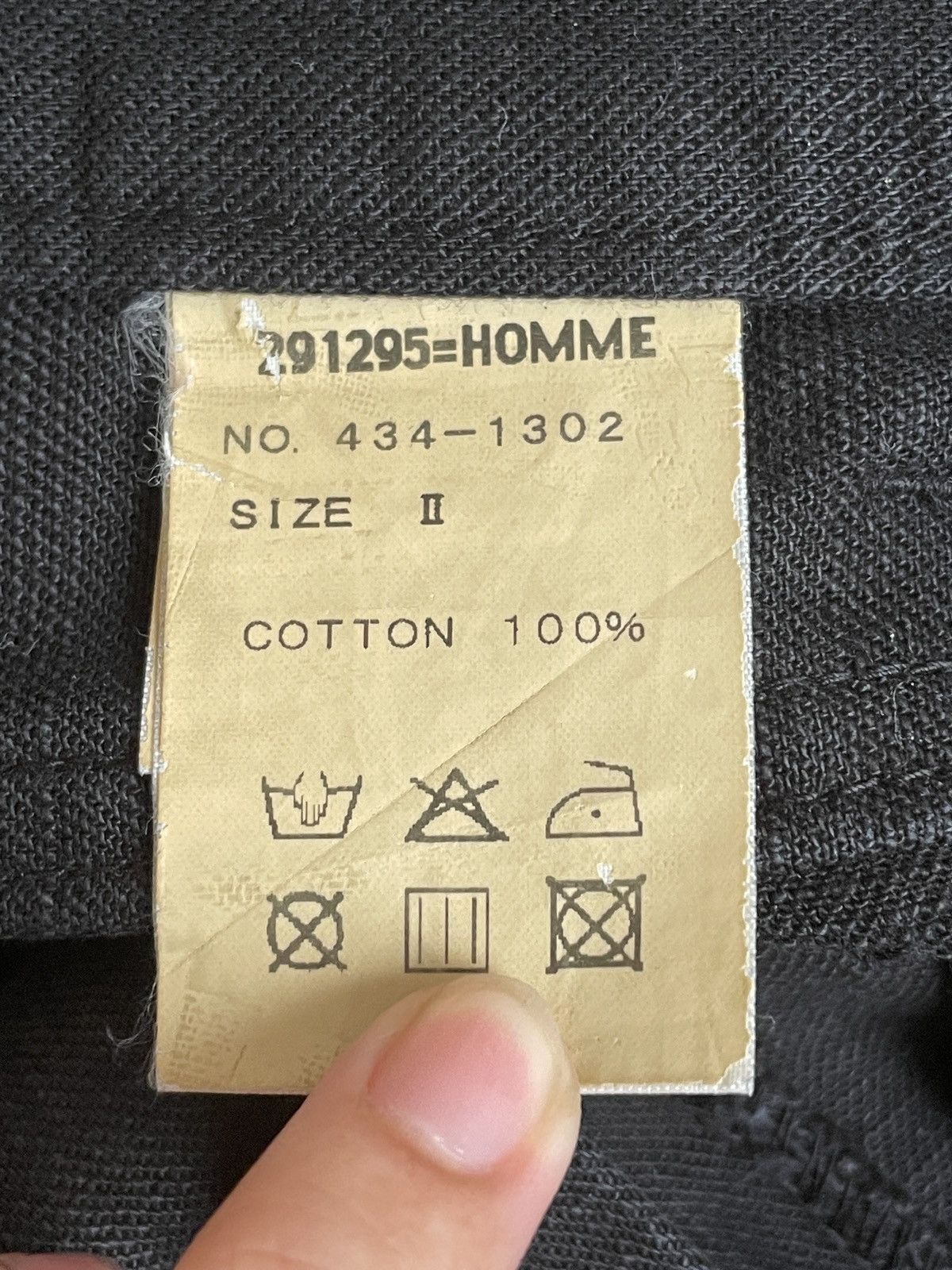 Vintage Vintage Japanese Brand 291295 Homme Jeans 1990s Size US 30 / EU 46 - 14 Thumbnail