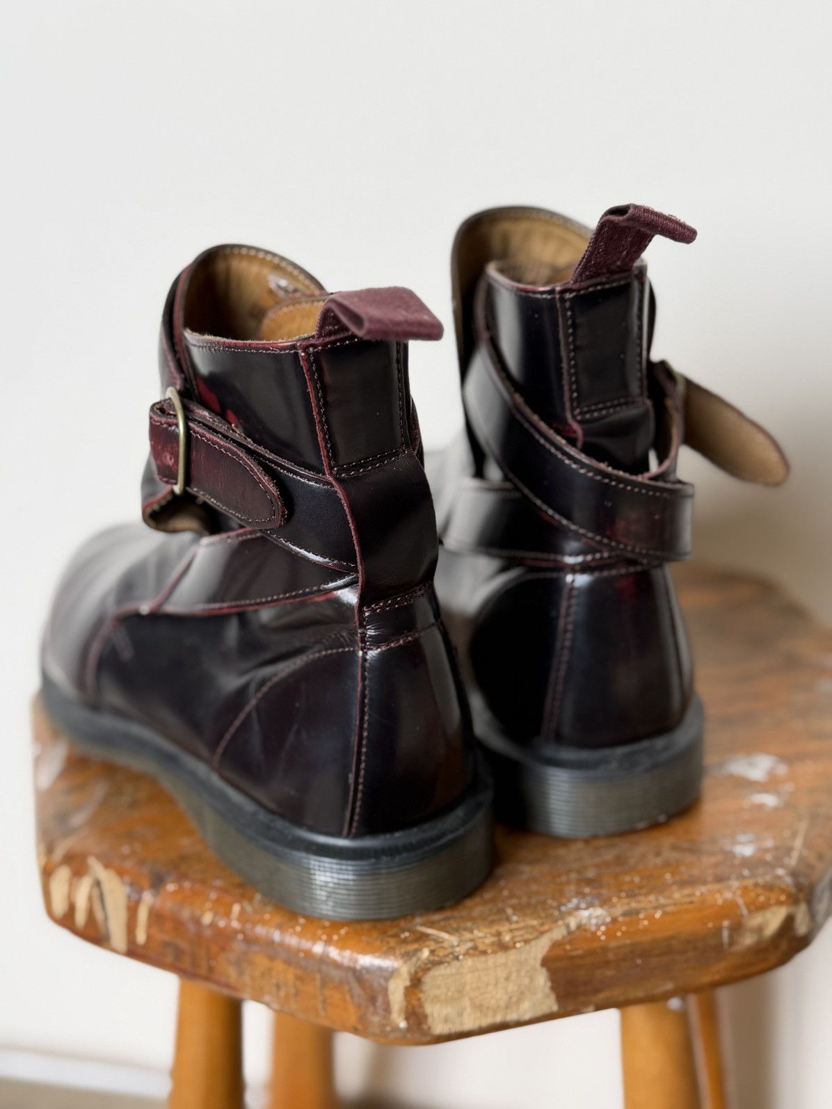 Dr. Martens Vintage D.r Martens Leather Brown Belted Classic Shoes Size US 7 / IT 37 - 7 Thumbnail