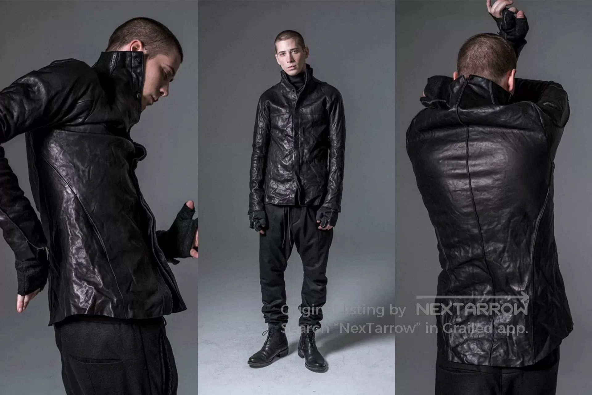 D.Hygen d hygen leather jacket with distinctive style. Size US M / EU 48-50 / 2 - 2 Thumbnail