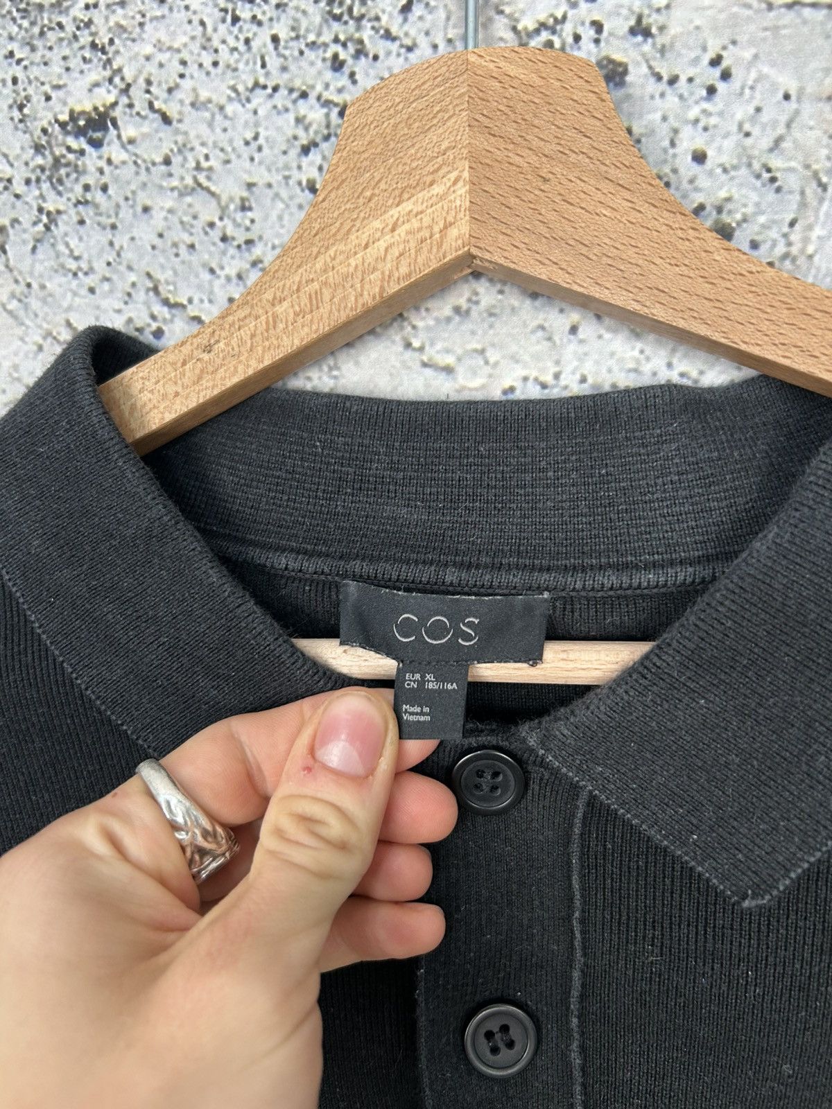 Cos COS Basic Sweatshirt Polo Minimalist Classic Scandi Designer Size US XL / EU 56 / 4 - 5 Thumbnail