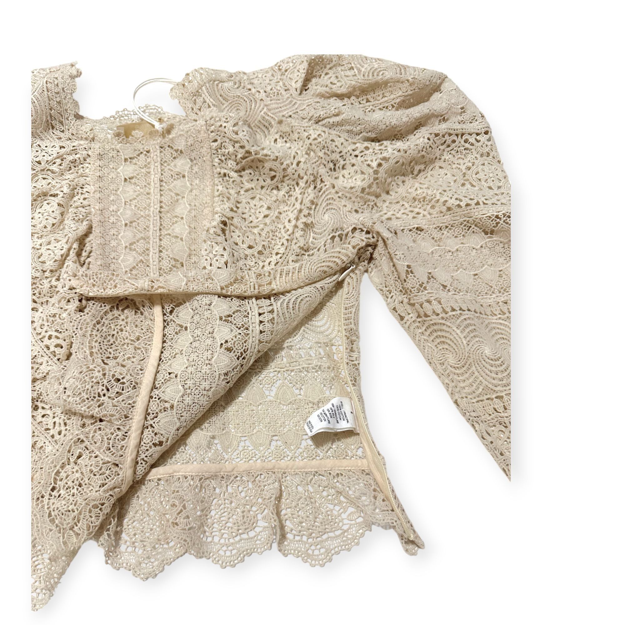 Ulla Johnson Ulla Johnson Eloise Blouse in Pearl, Size 4 New with tag Size S / US 4 / IT 40 - 9 Thumbnail