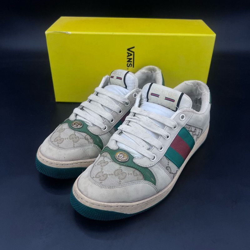 Gucci Gucci Low-Top Sneakers in Gray - Size US 8 / EU 41 - 1 Thumbnail