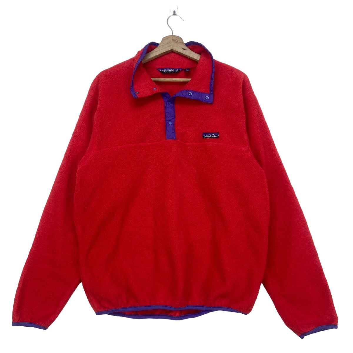 Patagonia Vintage Patagonia Made in USA Fleece Jacket Size US L / EU 52-54 / 3 - 1 Thumbnail
